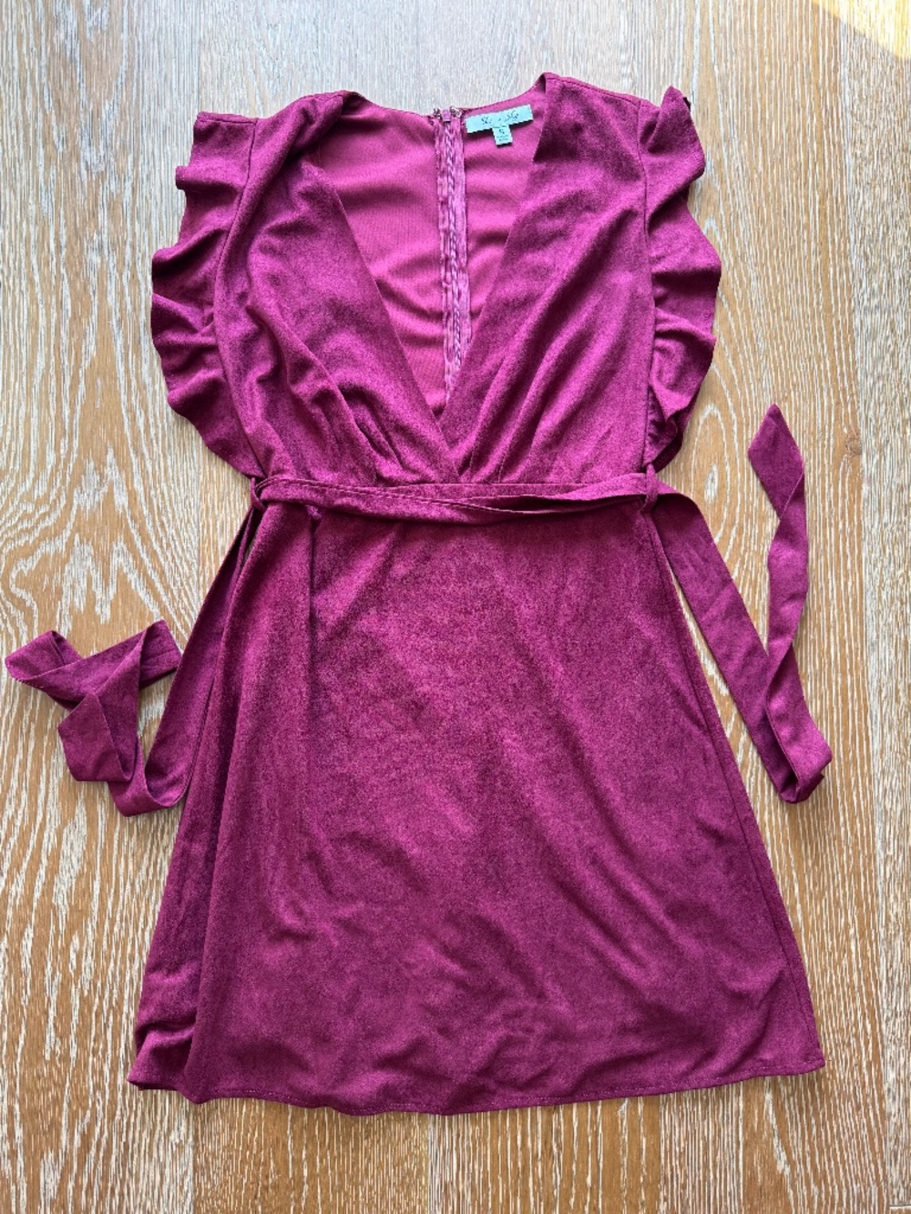 She + Sky - Women's Dress - Size Small - Wine